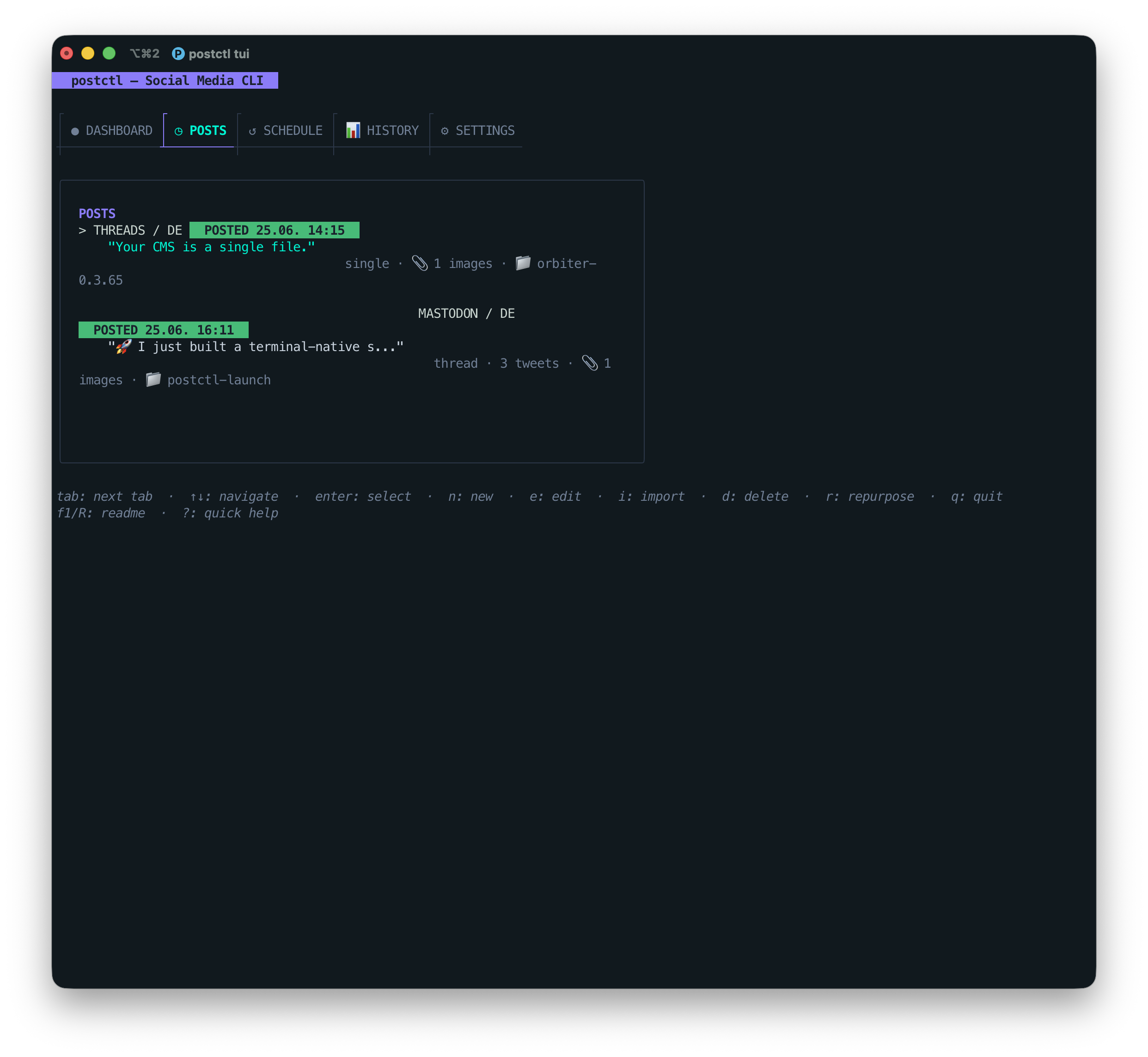Posts